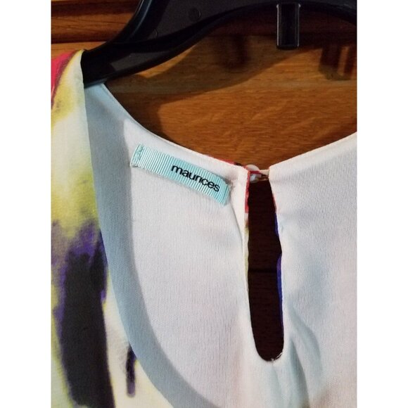 MAURICES Size S Small Long Maxi Dress Sundress Sleeveless Modest Floral Womens - Picture 3 of 7